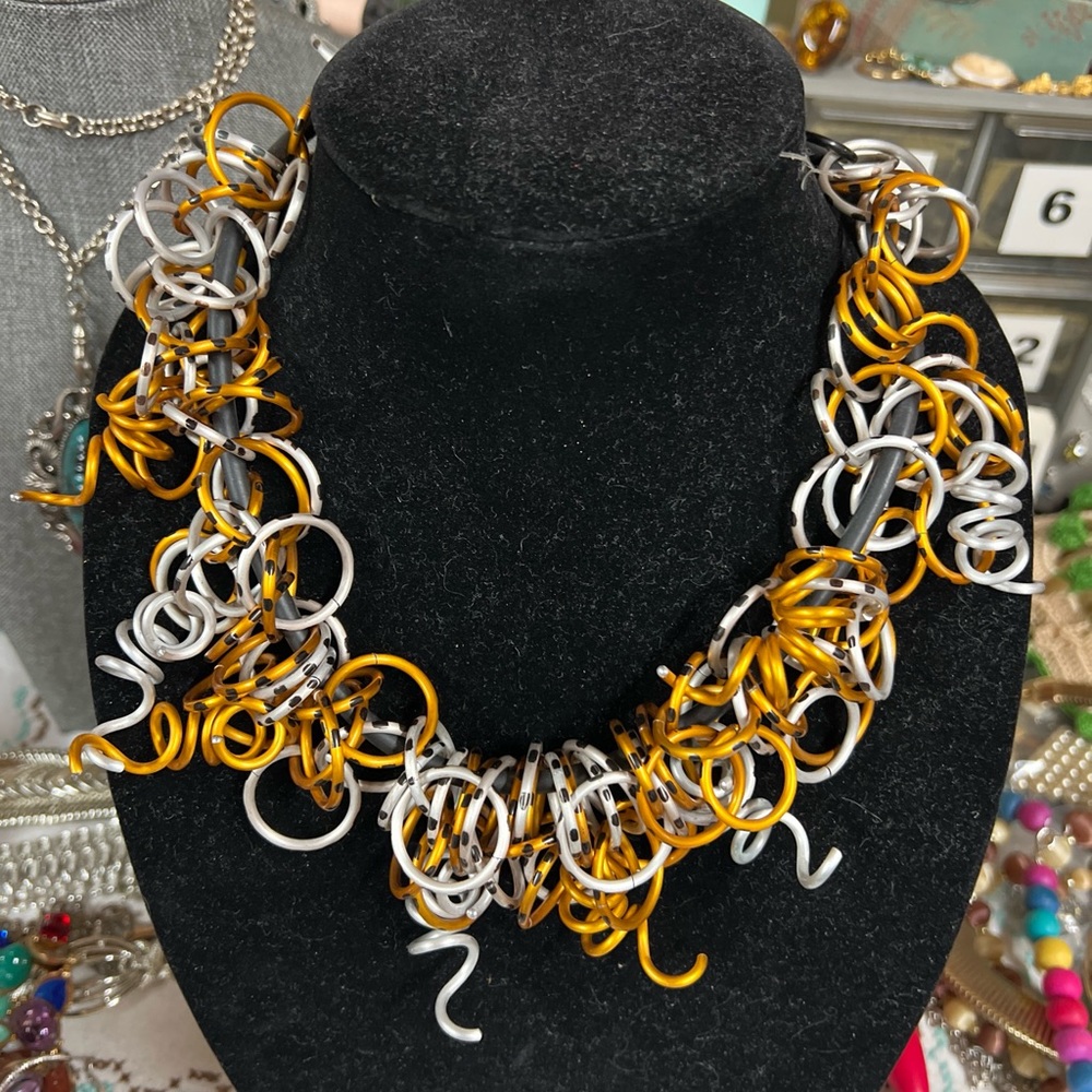 RARE Modernist David Spada Set Necklace & Earrings